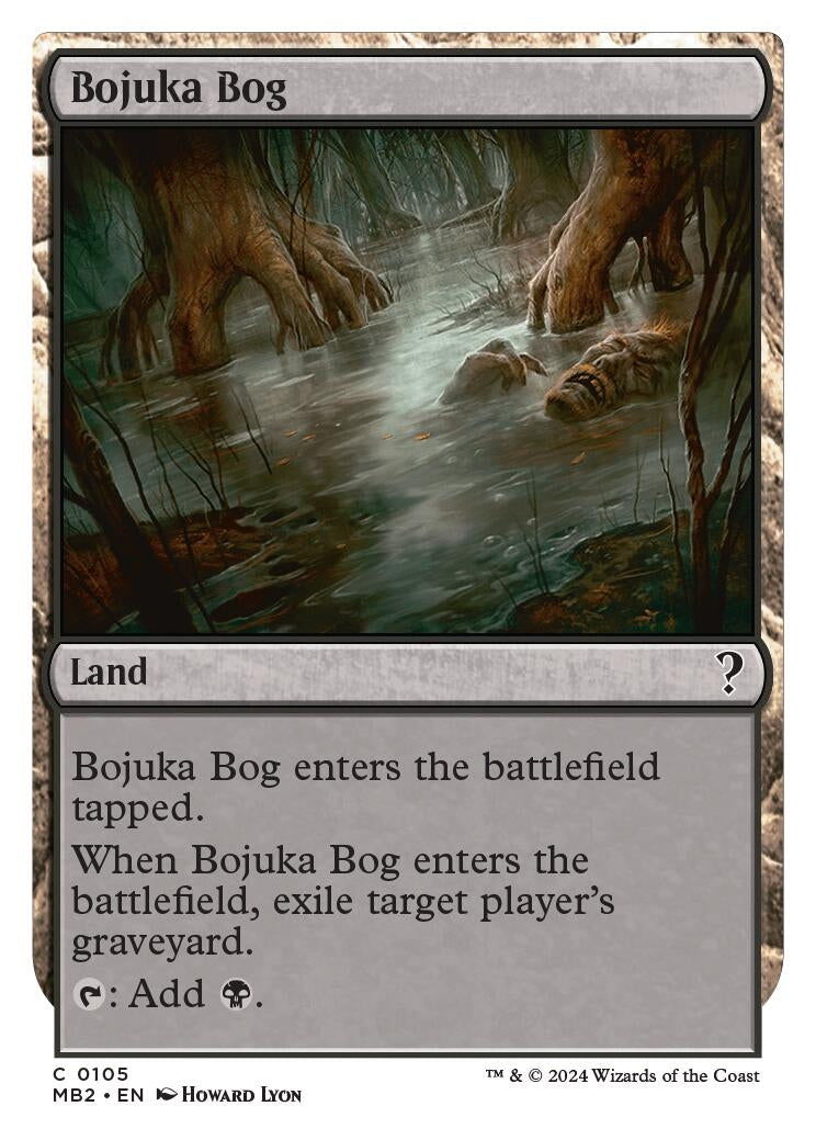 Image for Bojuka Bog (White Border) (105) - Magic: The Gathering
