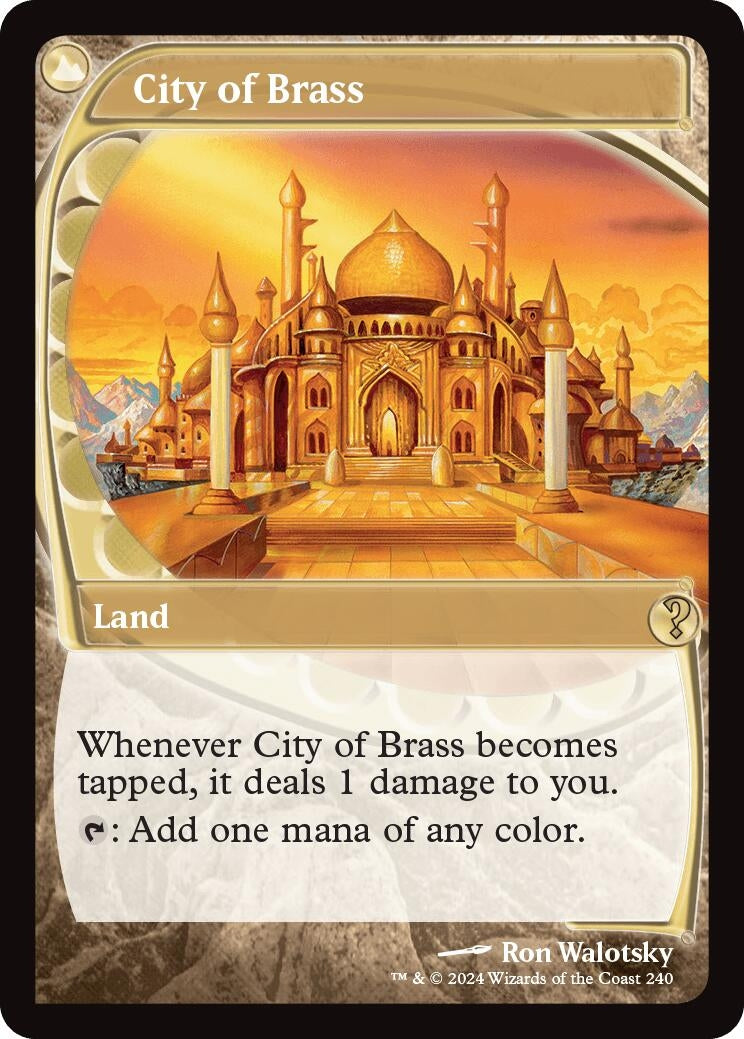 Image for City of Brass (Future Sight) (240) - Magic: The Gathering