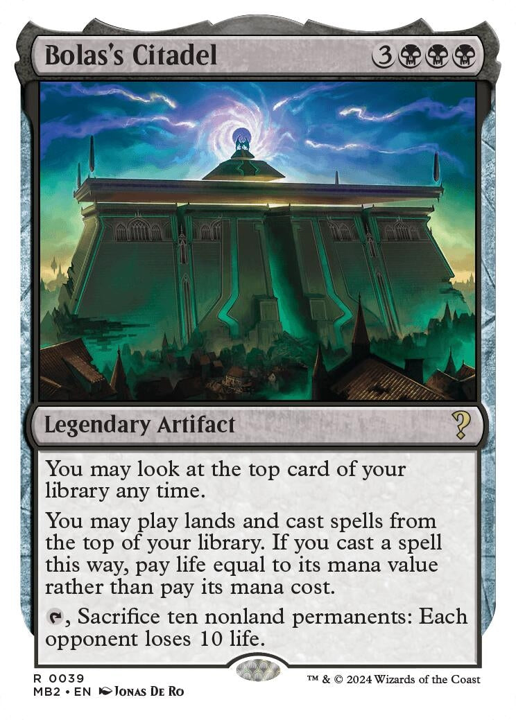 Image for Bolas's Citadel (White Border) (39) - Magic: The Gathering