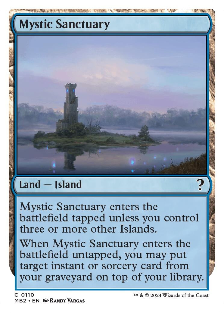 Image for Mystic Sanctuary (White Border) (110) - Magic: The Gathering