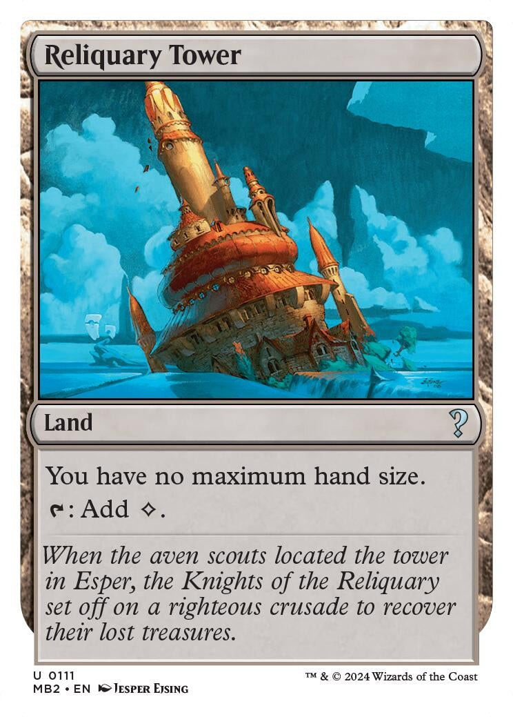 Image for Reliquary Tower (White Border) (111) - Magic: The Gathering