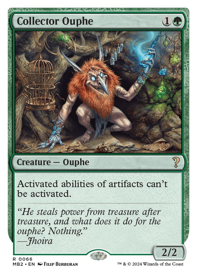 Image for Collector Ouphe (White Border) (66) - Magic: The Gathering