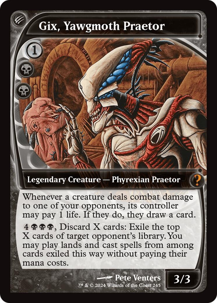 Image for Gix, Yawgmoth Praetor (Future Sight) (245) - Magic: The Gathering