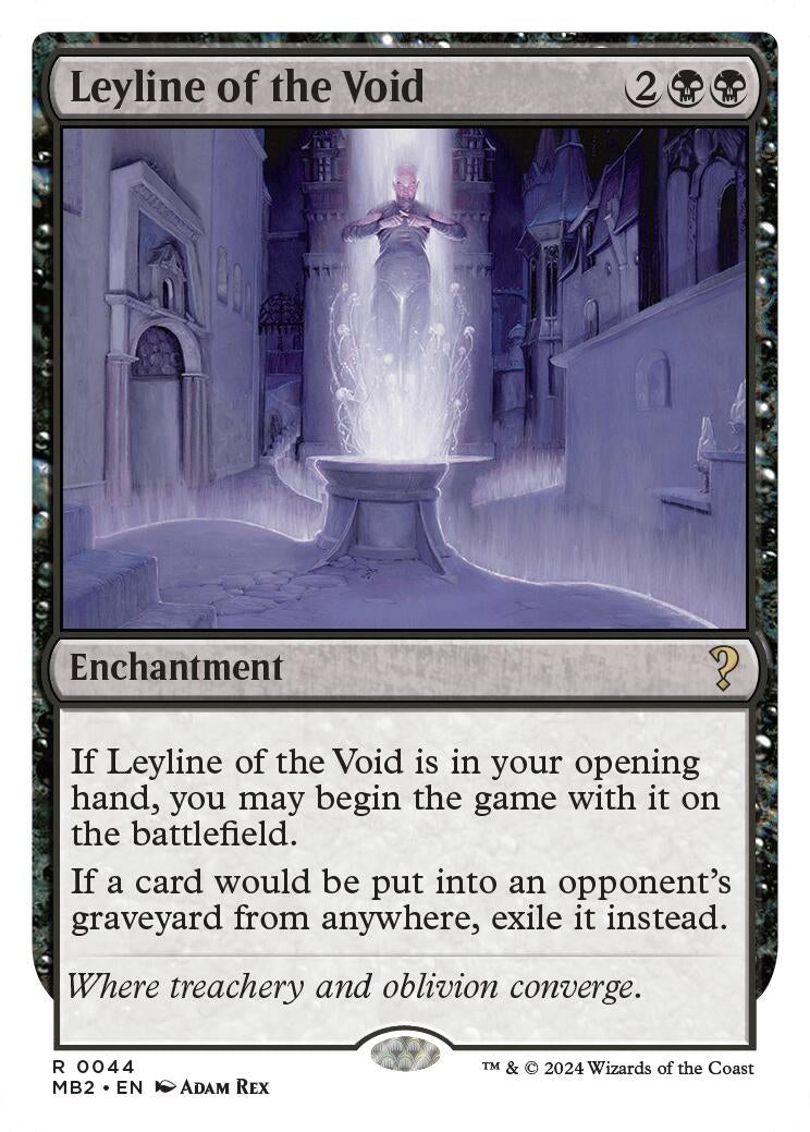 Image for Leyline of the Void (White Border) (44) - Magic: The Gathering