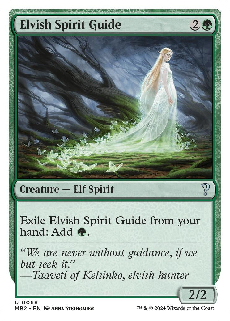 Image for Elvish Spirit Guide (White Border) (68) - Magic: The Gathering