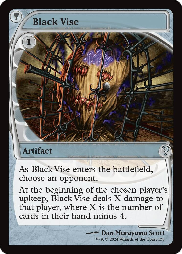 Image for Black Vise (Future Sight) (139) - Magic: The Gathering