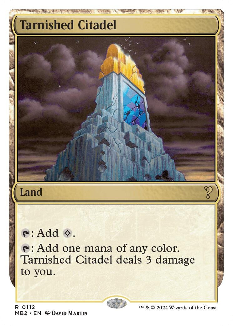 Image for Tarnished Citadel (White Border) (112) - Magic: The Gathering