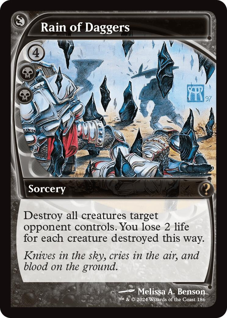 Image for Rain of Daggers (Future Sight) (186) - Magic: The Gathering