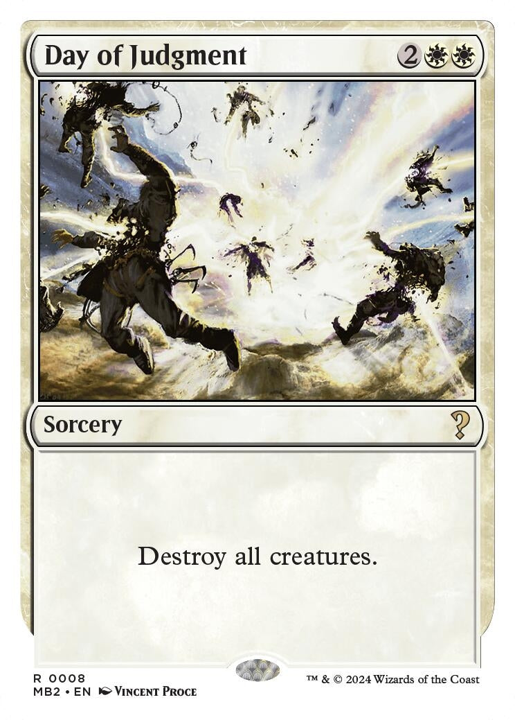Image for Day of Judgment (White Border) (8) - Magic: The Gathering