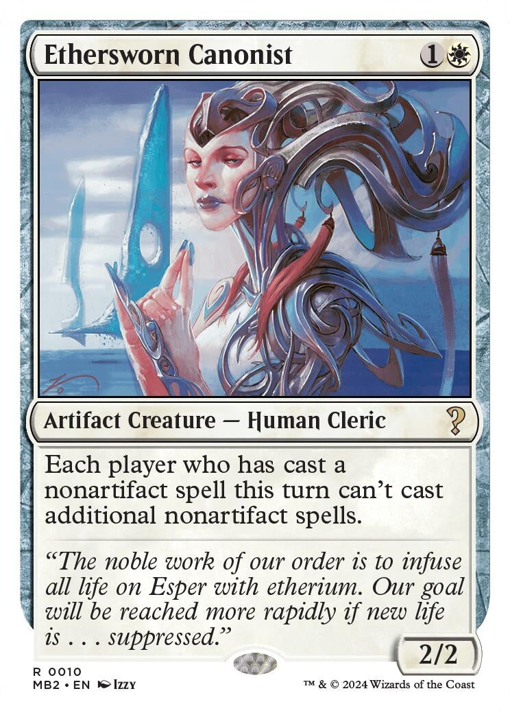 Image for Ethersworn Canonist (White Border) (10) - Magic: The Gathering