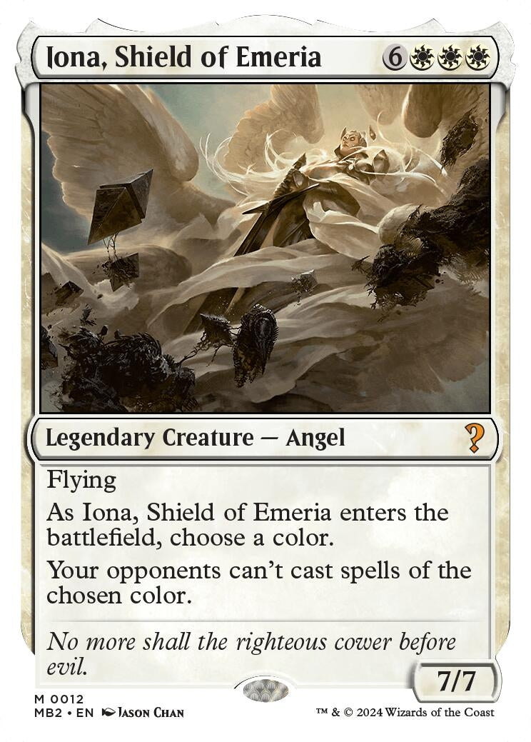 Image for Iona, Shield of Emeria (White Border) (12) - Magic: The Gathering