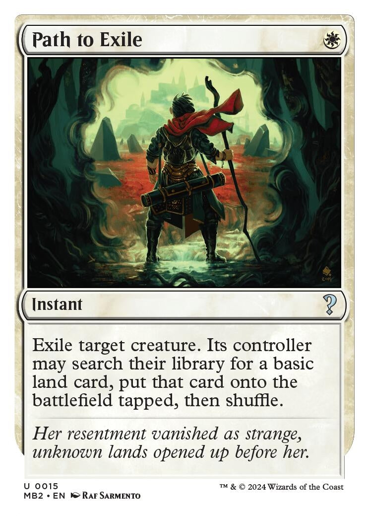 Image for Path to Exile (White Border) (15) - Magic: The Gathering
