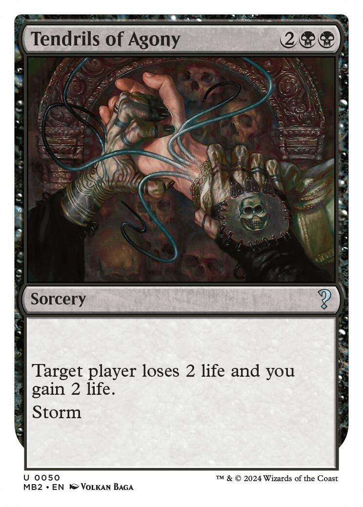 Image for Tendrils of Agony (White Border) (50) - Magic: The Gathering
