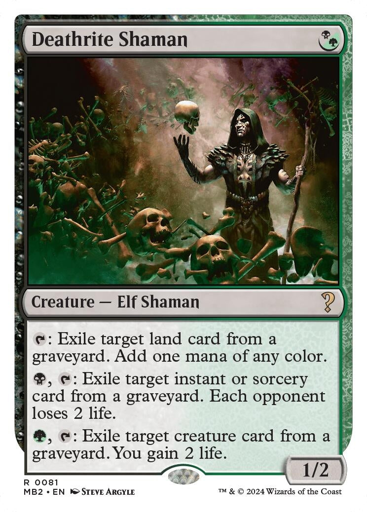 Image for Deathrite Shaman (White Border) (81) - Magic: The Gathering