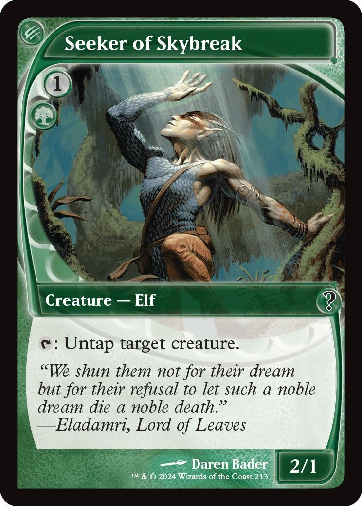 Image for Seeker of Skybreak (Future Sight) (213) - Magic: The Gathering