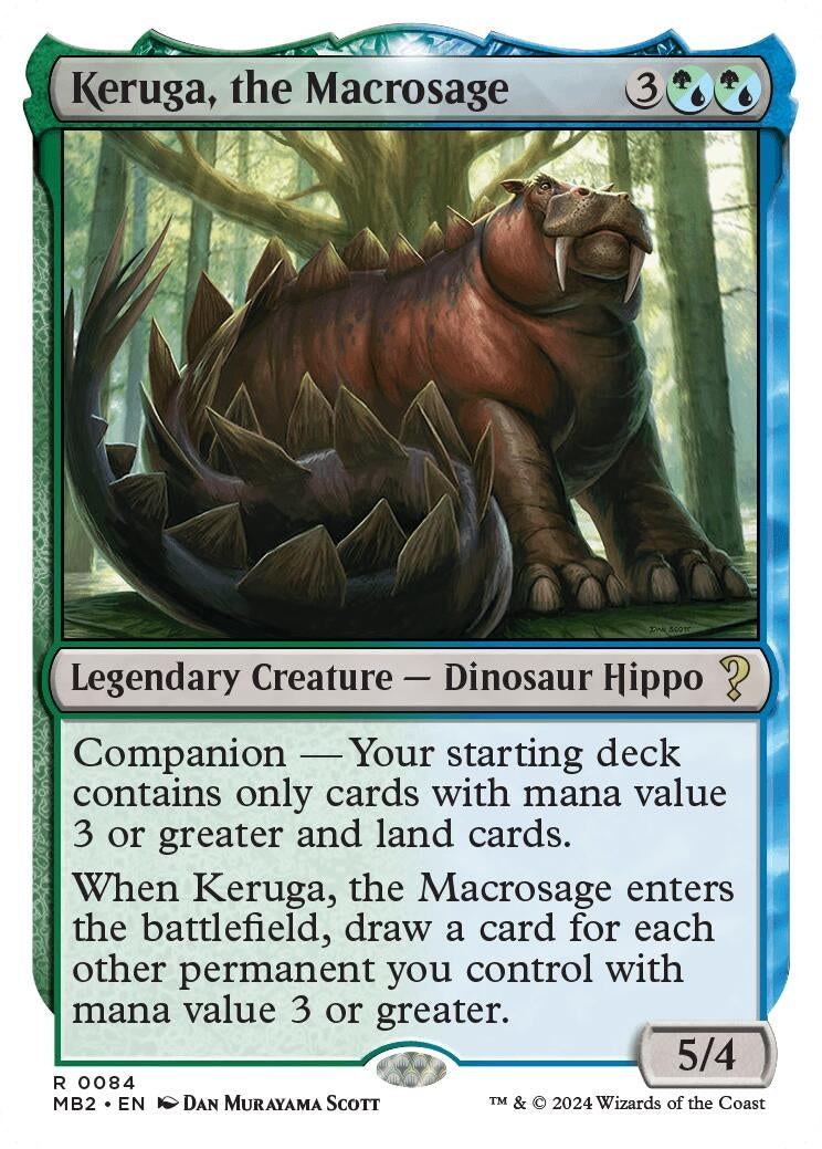 Image for Keruga, the Macrosage (White Border) (84) - Magic: The Gathering