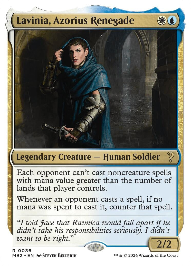 Image for Lavinia, Azorius Renegade (White Border) (86) - Magic: The Gathering