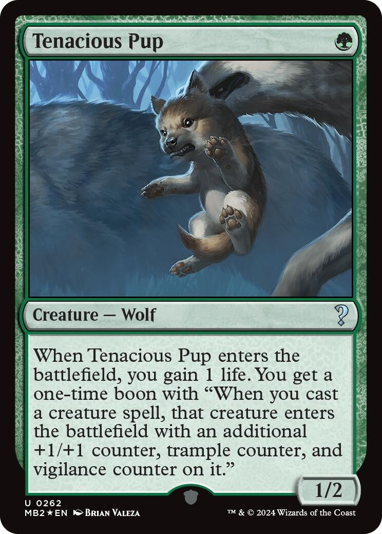 Image for Tenacious Pup (262) - Magic: The Gathering
