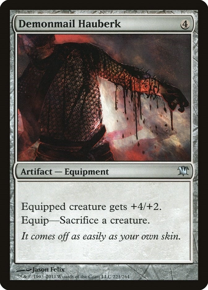 Image for Demonmail Hauberk (221) - Magic: The Gathering