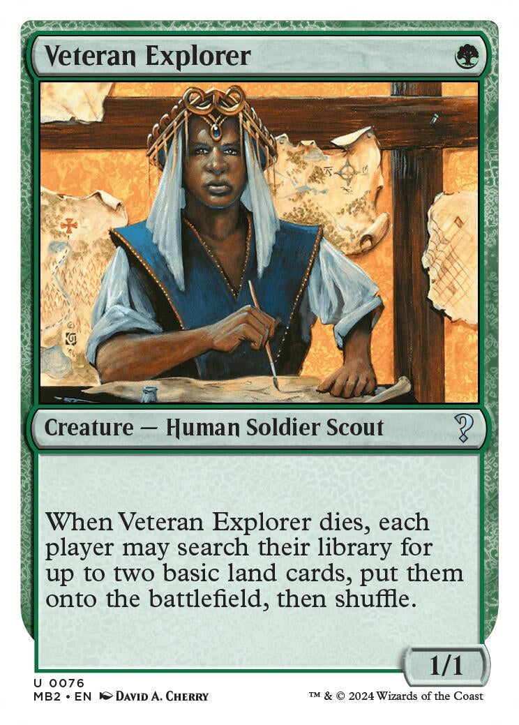 Image for Veteran Explorer (White Border) (76) - Magic: The Gathering