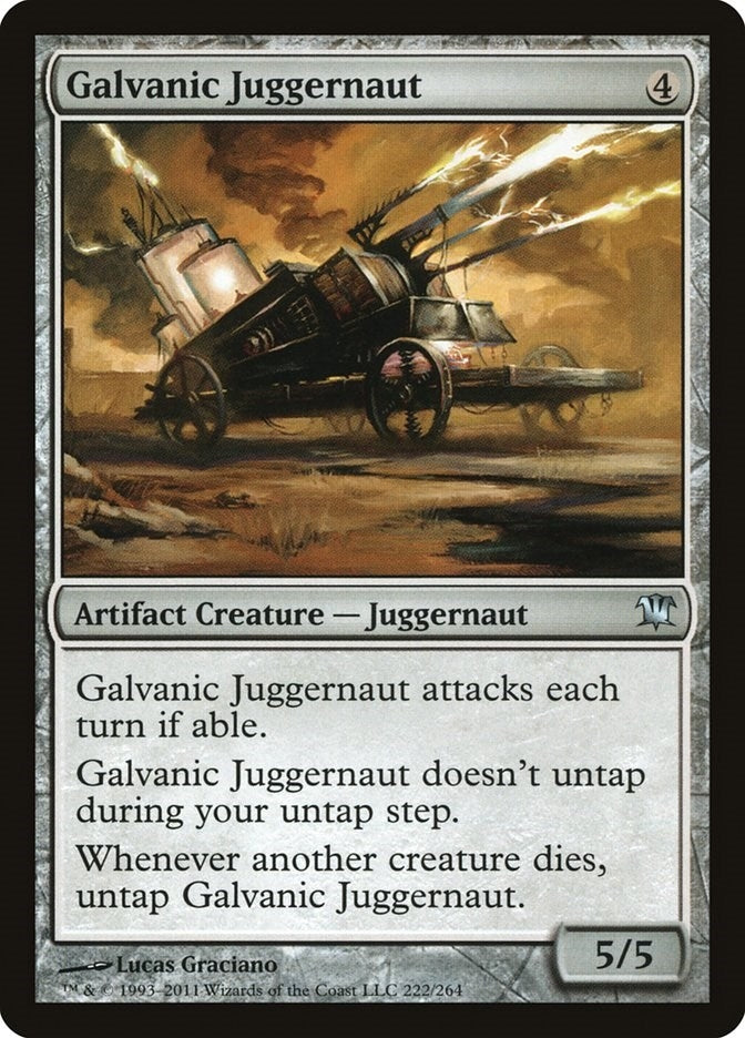 Image for Galvanic Juggernaut (222) - Magic: The Gathering
