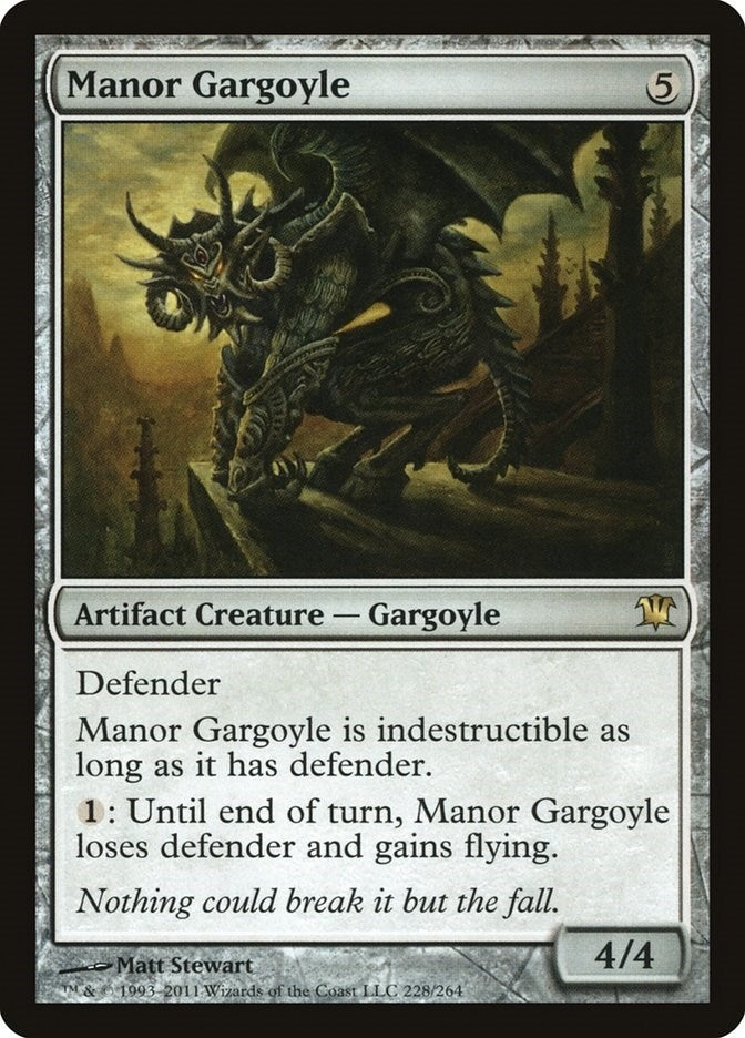 Image for Manor Gargoyle (228) - Magic: The Gathering