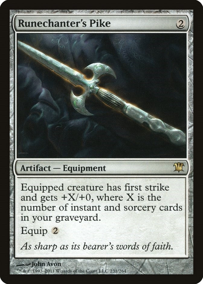 Image for Runechanter's Pike (231) - Magic: The Gathering