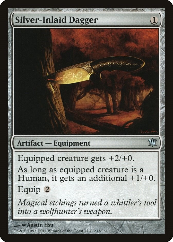 Image for Silver-Inlaid Dagger (233) - Magic: The Gathering