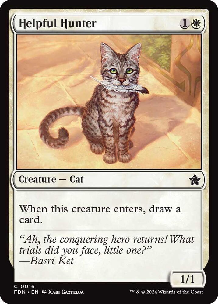 Image for Helpful Hunter (16) - Magic: The Gathering