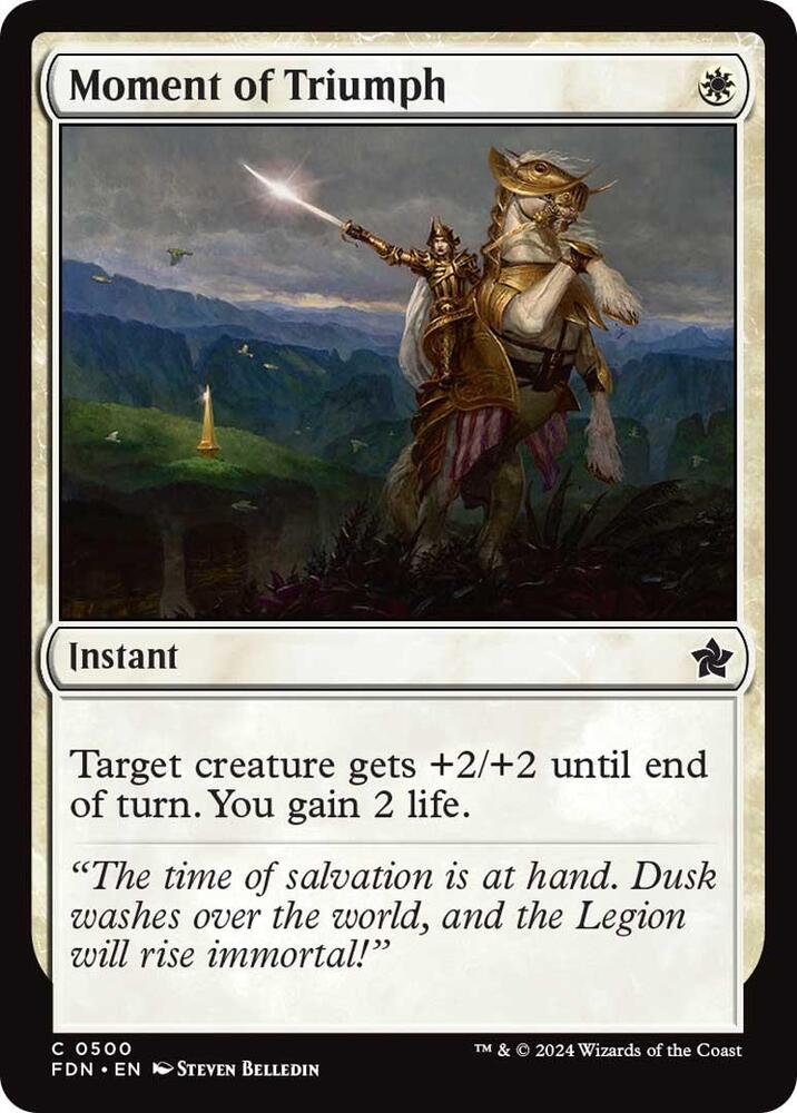Image for Moment of Triumph (500) - Magic: The Gathering