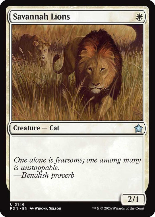 Image for Savannah Lions (146) - Magic: The Gathering