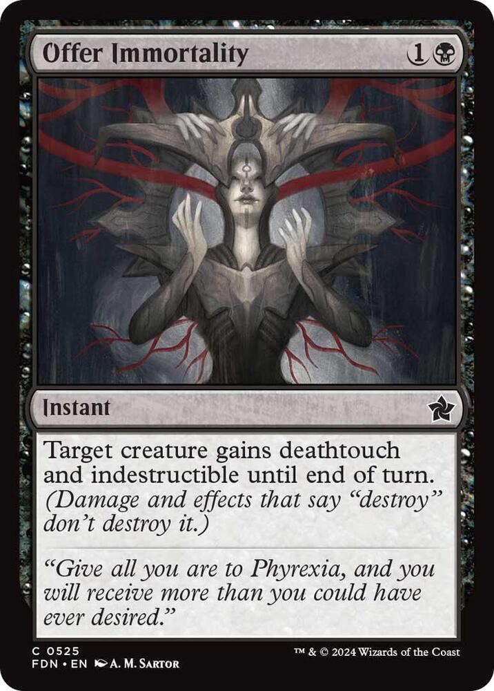 Image for Offer Immortality (525) - Magic: The Gathering