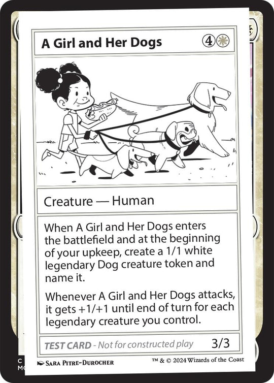 Image for A Girl and Her Dogs (MB2PC) - Magic: The Gathering