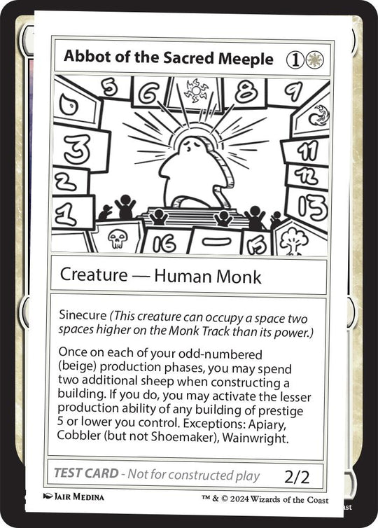 Image for Abbot of the Sacred Meeple (MB2PC) - Magic: The Gathering