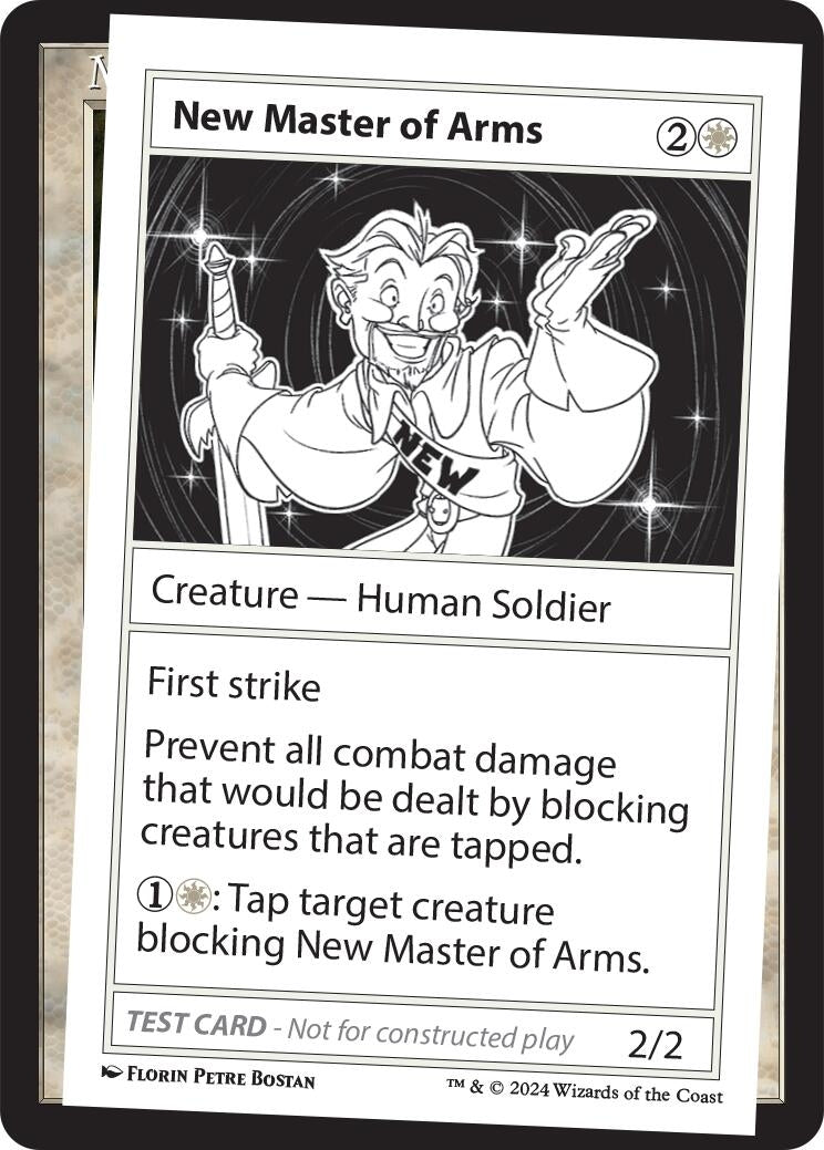 Image for New Master of Arms - Magic: The Gathering