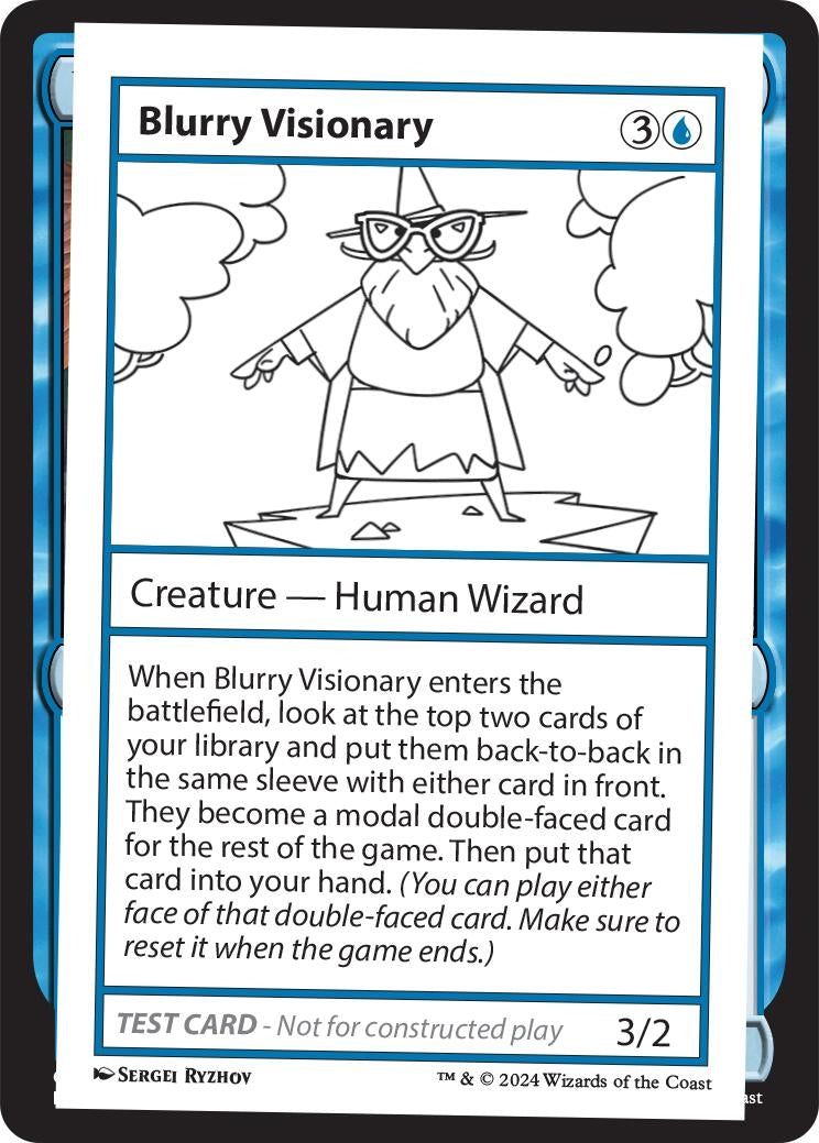 Image for Blurry Visionary - Magic: The Gathering