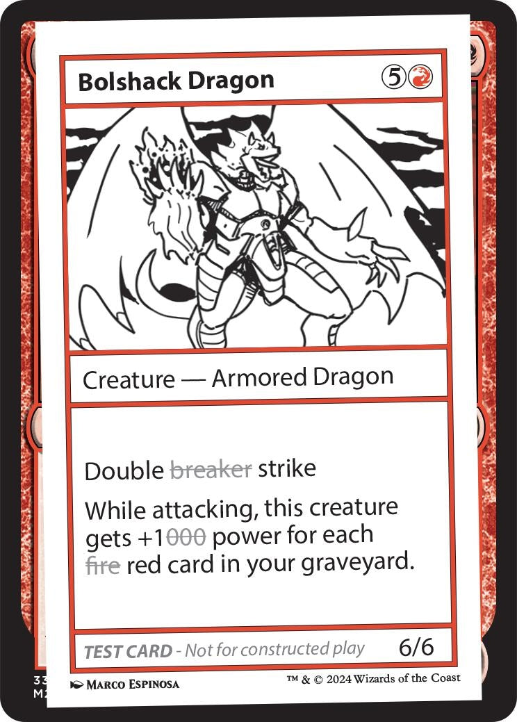 Image for Bolshack Dragon - Magic: The Gathering