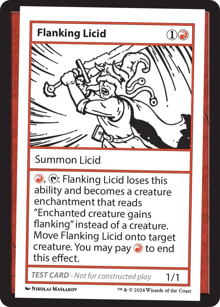Image for Flanking Licid - Magic: The Gathering