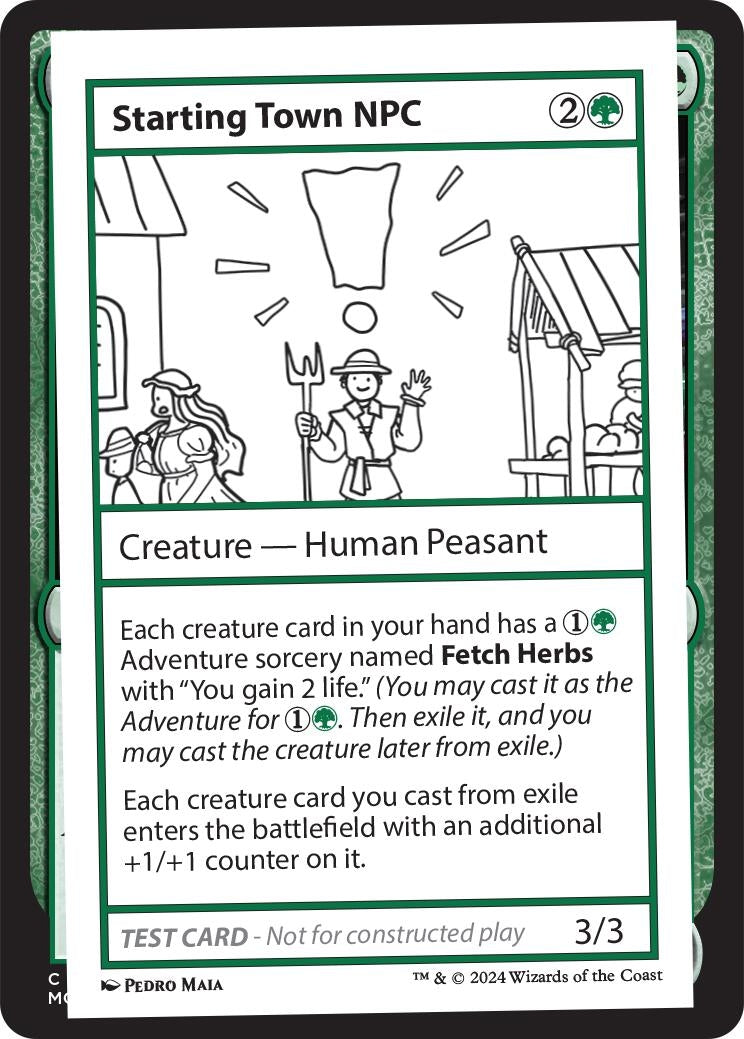 Image for Starting Town NPC - Magic: The Gathering