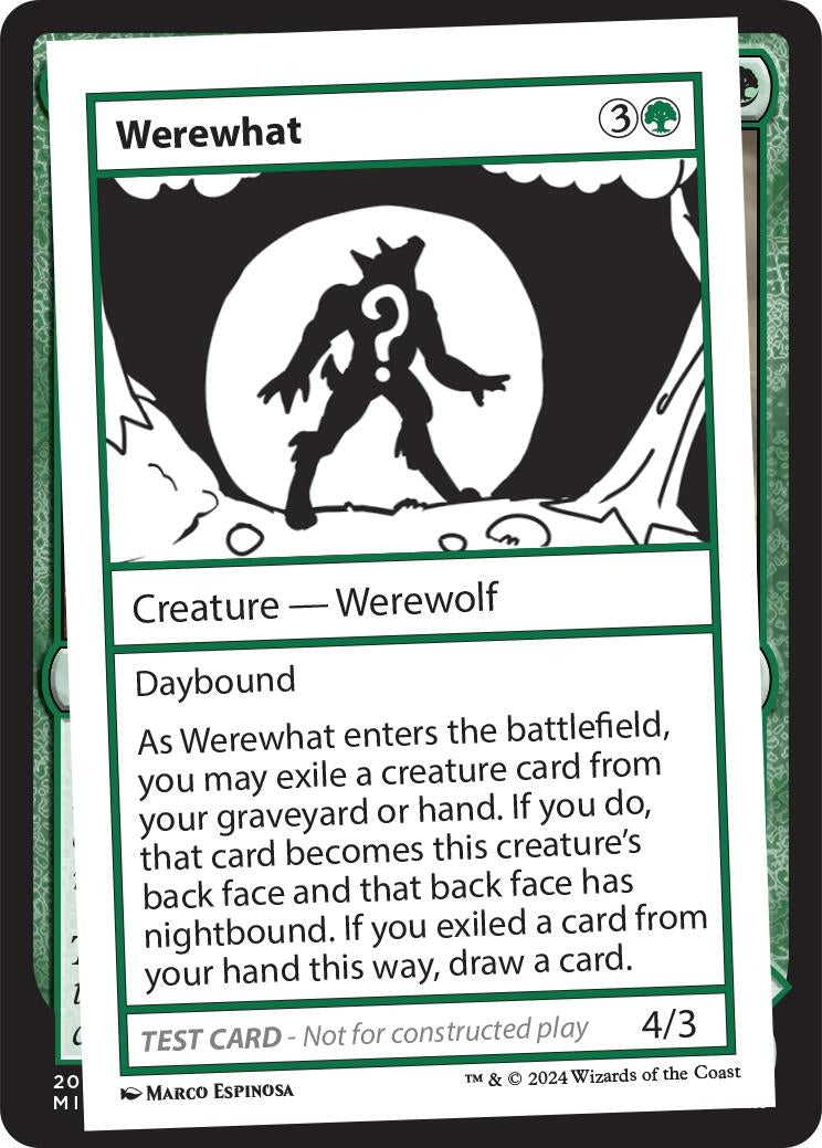 Image for Werewhat - Magic: The Gathering