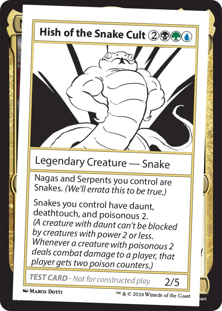 Image for Hish of the Snake Cult - Magic: The Gathering