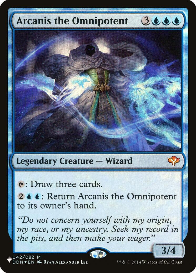 Image for Arcanis the Omnipotent (042/082) (LIST) - Magic: The Gathering
