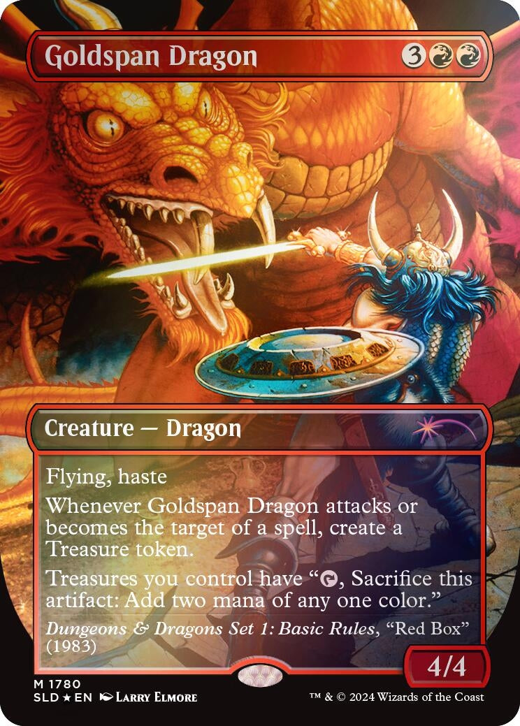 Image for Goldspan Dragon (Rainbow Foil) (1780) - Magic: The Gathering