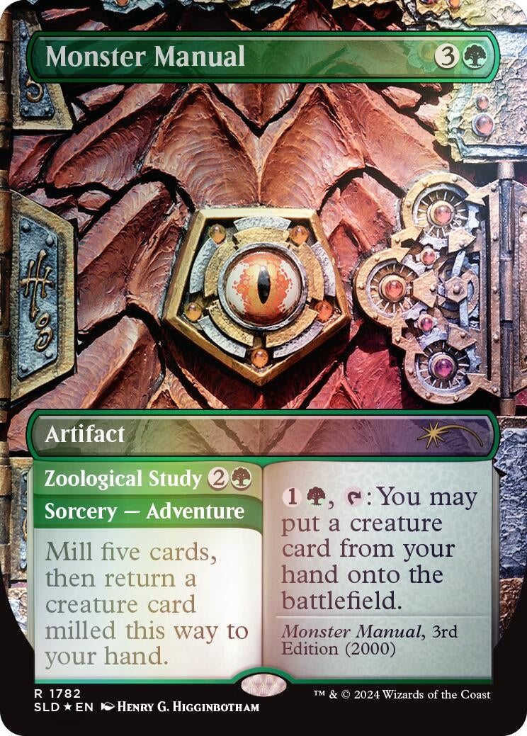 Image for Monster Manual (Rainbow Foil) (1782) - Magic: The Gathering