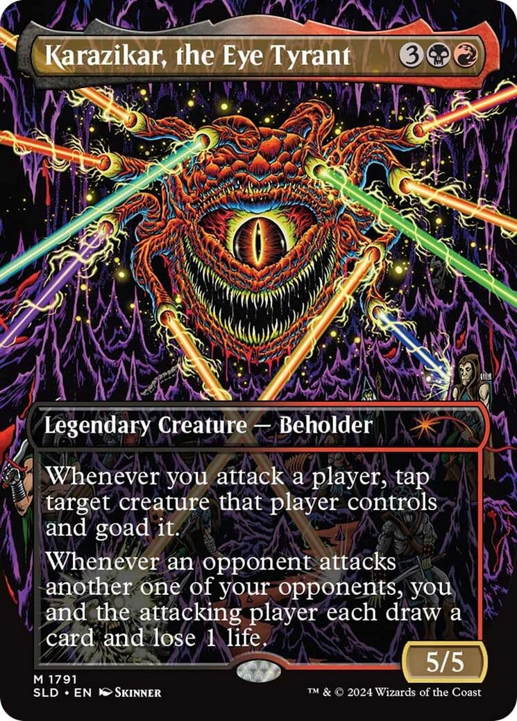 Image for Karazikar, the Eye Tyrant (1791) - Magic: The Gathering