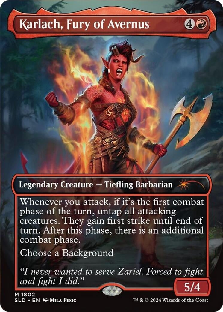Image for Karlach, Fury of Avernus (1802) - Magic: The Gathering