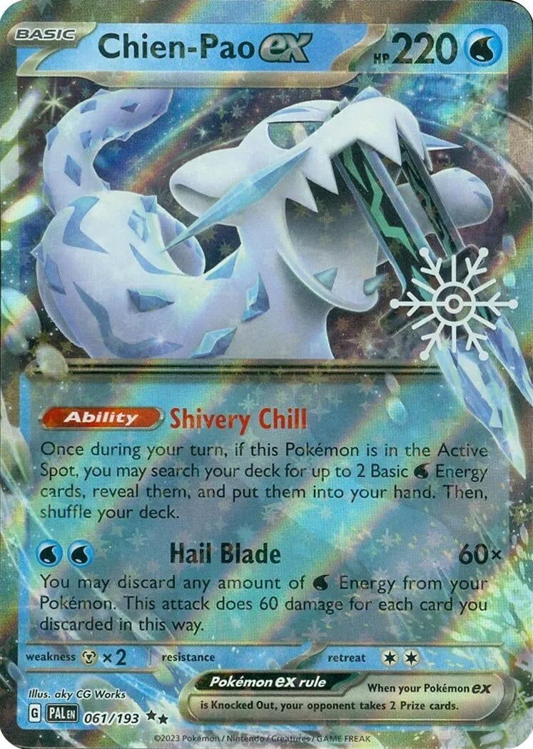 Image for Chien-Pao ex - 061/193 (Holiday Calendar) (061/193) (MCAP) - Pokemon