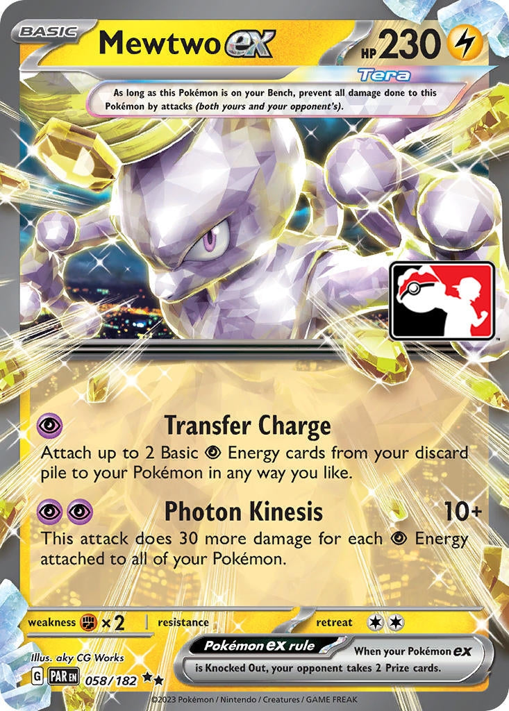 Image for Mewtwo ex (058/182) - Pokemon