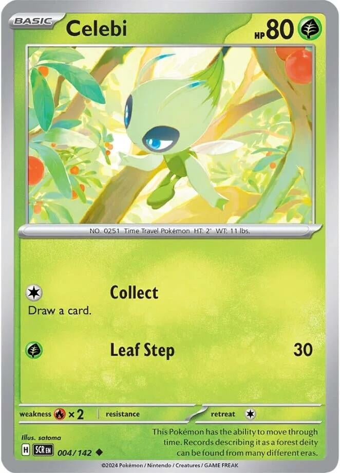 Image for Celebi (004/142) (SCR) - Pokemon