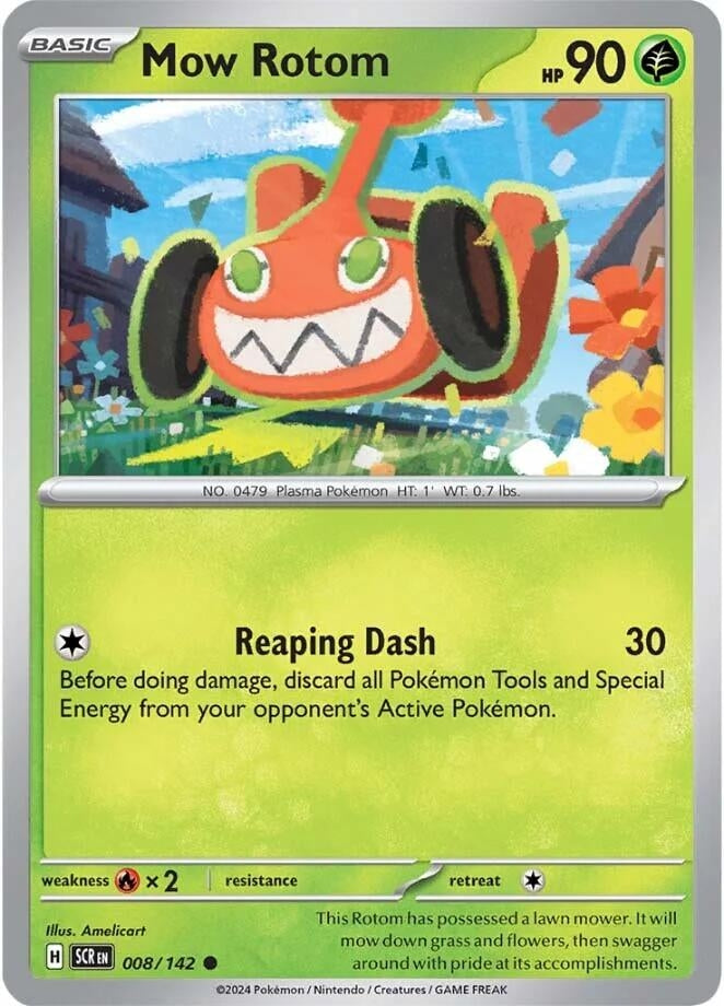 Image for Mow Rotom (008/142) (SCR) - Pokemon